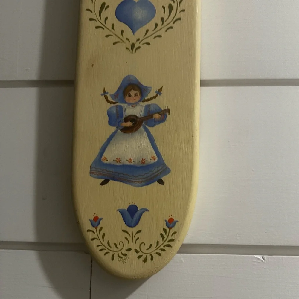 Vintage Handmade Primitive Wooden Wall Plaque English Country Farmhouse